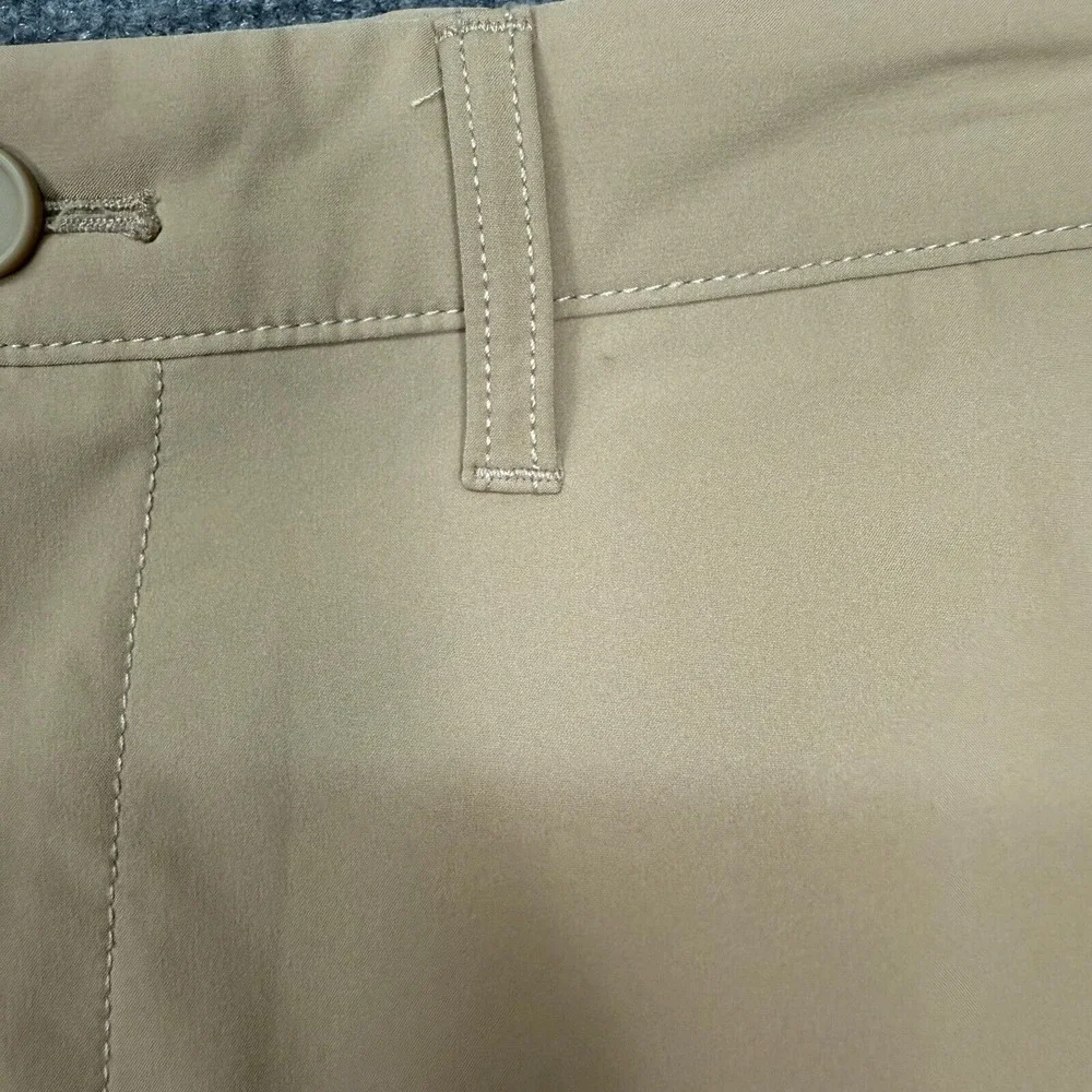 J Crew Pants Mens 32x30 Fits 34‎ Khaki Flex Slim Golf Preppy AA712 Polyester